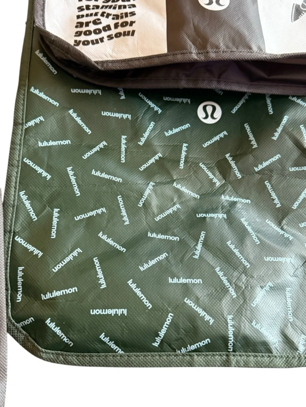 Lululemon & Vineyard Vines Reusable Tote Bag Bundle – Set of 4 Large Bags